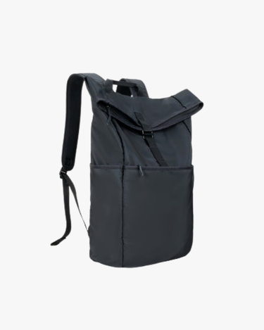 AGVA 14.1" Rollable Travel Laptop Backpack - Black