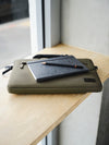 EVOL 13.3-14.1″ Recycled Slimline Laptop Briefcase Olive