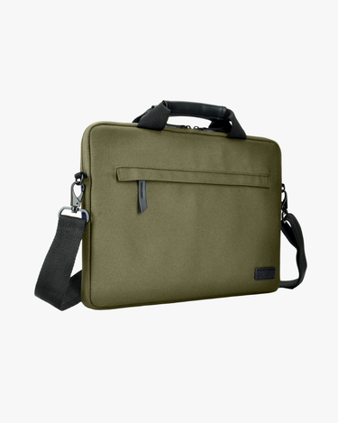 EVOL 13.3-14.1″ Recycled Slimline Laptop Briefcase - Olive