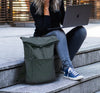 AGVA 15.6" Rollable Travel Laptop Backpack - Grey (Pre-Order)