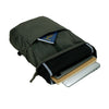 AGVA 15.6" Rollable Travel Laptop Backpack - Dark Olive (Pre-Order)