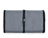 Portable travel organizer pouch ensures we have everything we need from check-in to flight boarding to on-flight to immigration all in one place