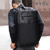 EVOL Byron 15.6″ Water Resistant Laptop Backpack Black