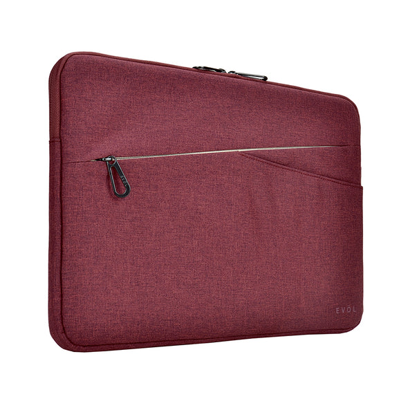 EVOL Sienna 13.3″ Laptop Sleeve Maroon