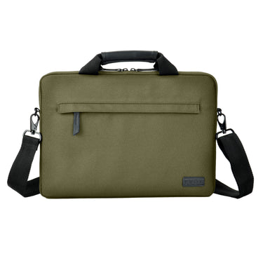 EVOL 13.3-14.1″ Recycled Slimline Laptop Briefcase Olive