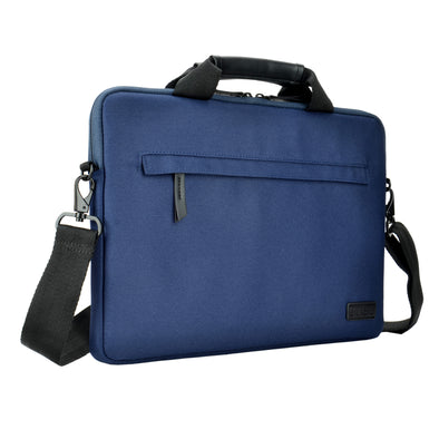 EVOL 13.3-14.1″ Recycled Slimline Laptop Briefcase Navy