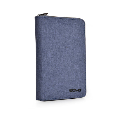A protective passport and wallet case with multi-organizational compartments to carry all your travel essentials in it! Perfect men's wallet for a gift or for personal use. RFID technology to prevent data fraud. Waterproof zippers for added protection.